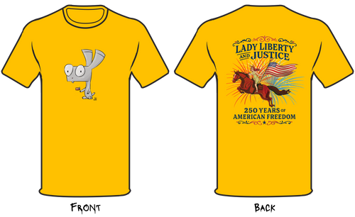 Limited Edition SlayBunnies Tee Shirt - Celebrating 250 Years of American Freedom